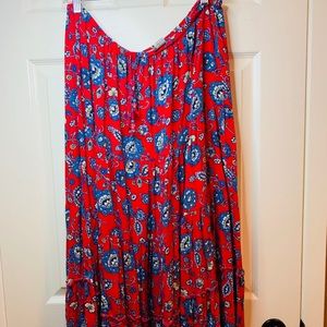 Flower Paisley style Skirt